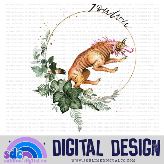 Magical Creature Ivy Frame 1 • Wizards • Instant Download • Sublimation Design
