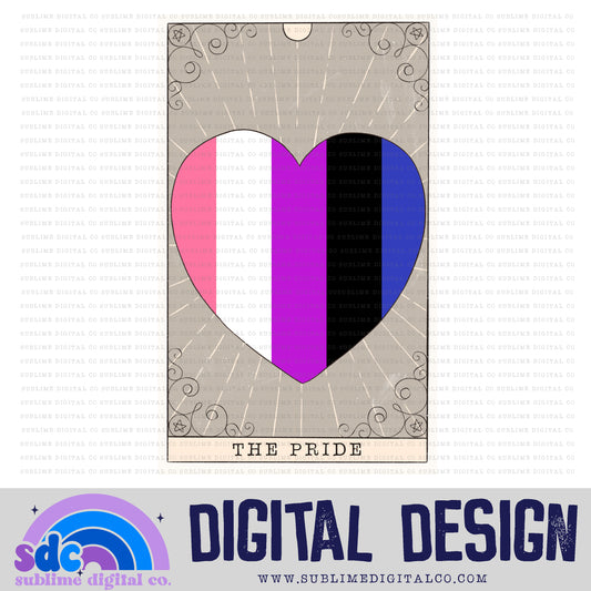 Genderfluid Tarot Card • Pride • Instant Download • Sublimation Design