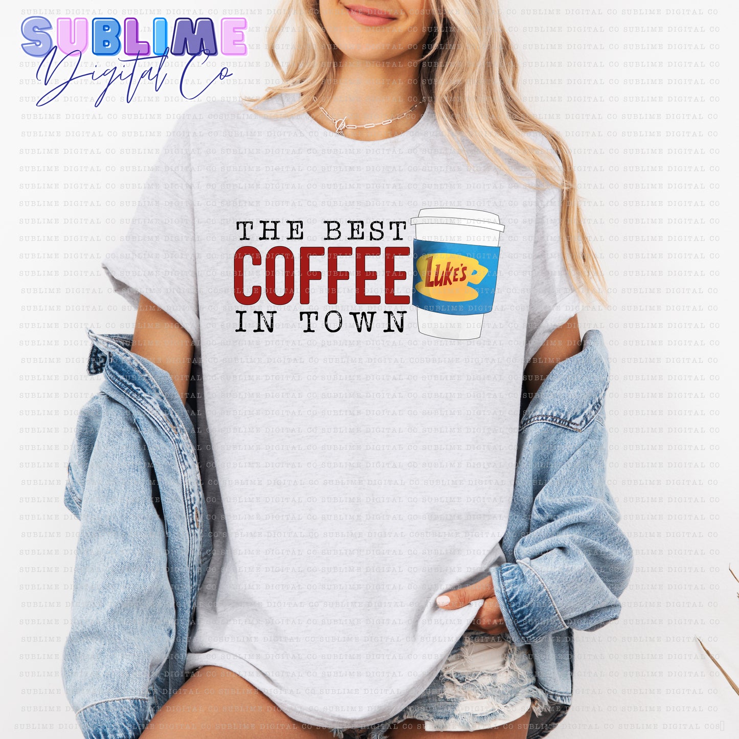 Best Coffee • Mom & Daughter • Instant Download • Sublimation Design