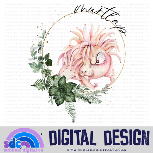 Magical Creature Ivy Frame 8 • Wizards • Instant Download • Sublimation Design