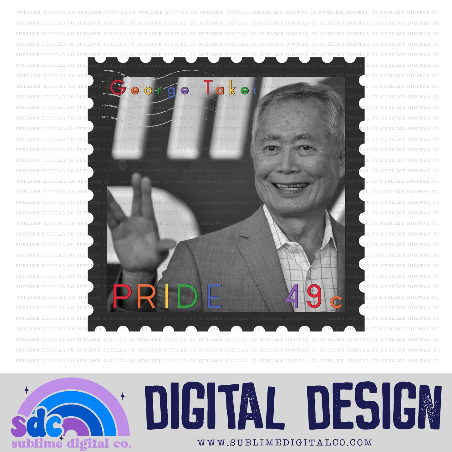 GT Stamp • Pride • Instant Download • Sublimation Design