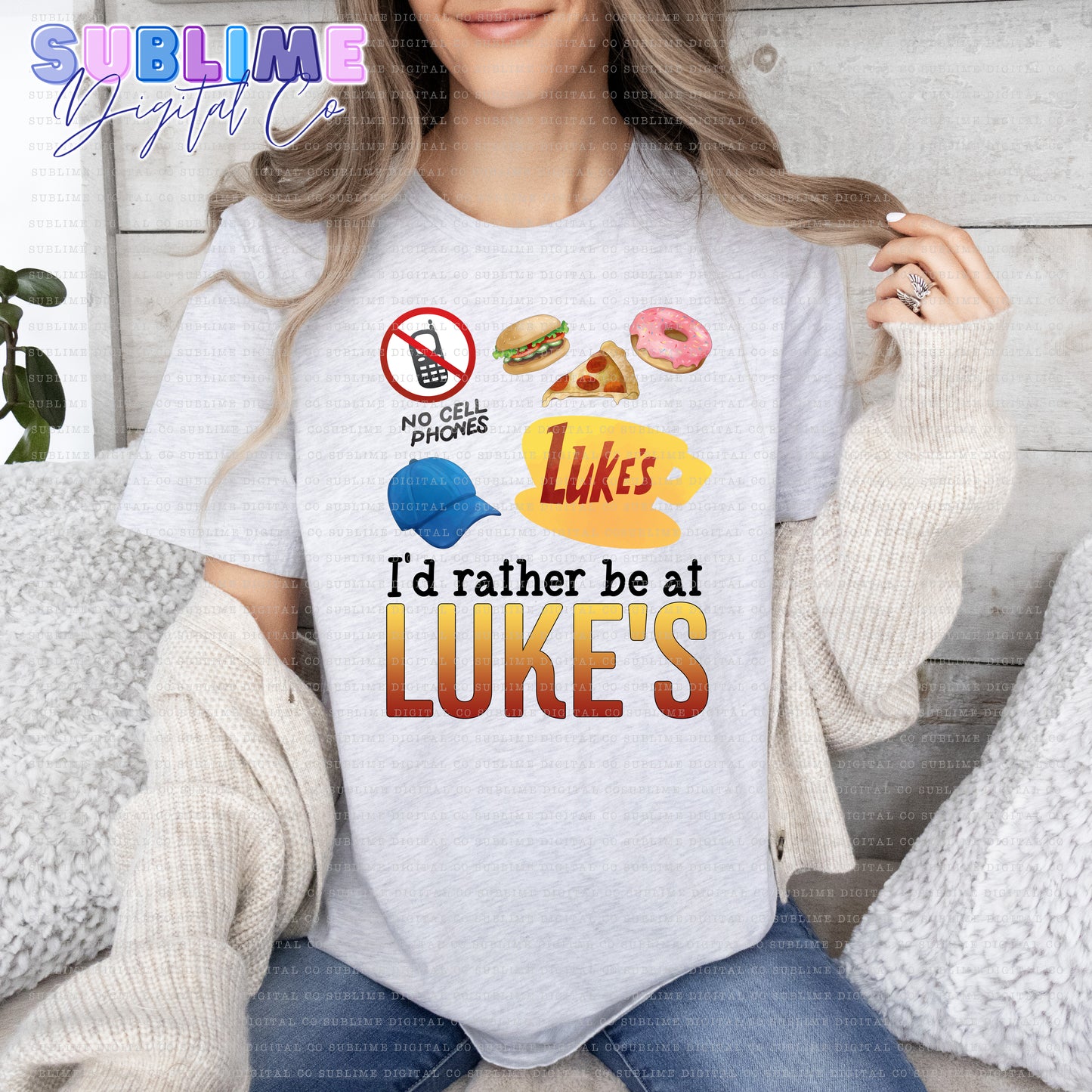 Lukes • Mom & Daughter • Instant Download • Sublimation Design