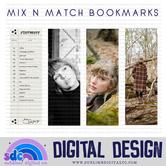 TSEVRMRE • Mix n Match Bookmark Bundle • TS • Instant Download • Sublimation Design