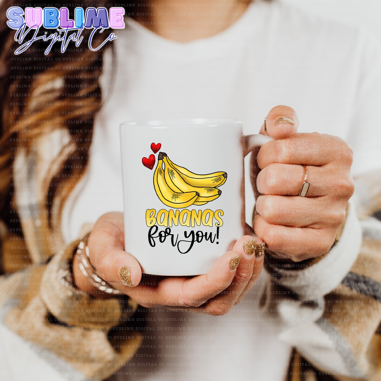 Bananas for you! | Valentine's Day | Sublimation Design | Instant Download | PNG File