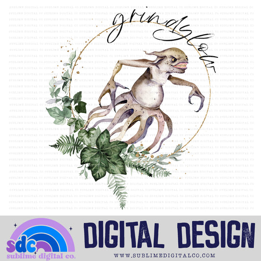 Magical Creature Ivy Frame 10 • Wizards • Instant Download • Sublimation Design