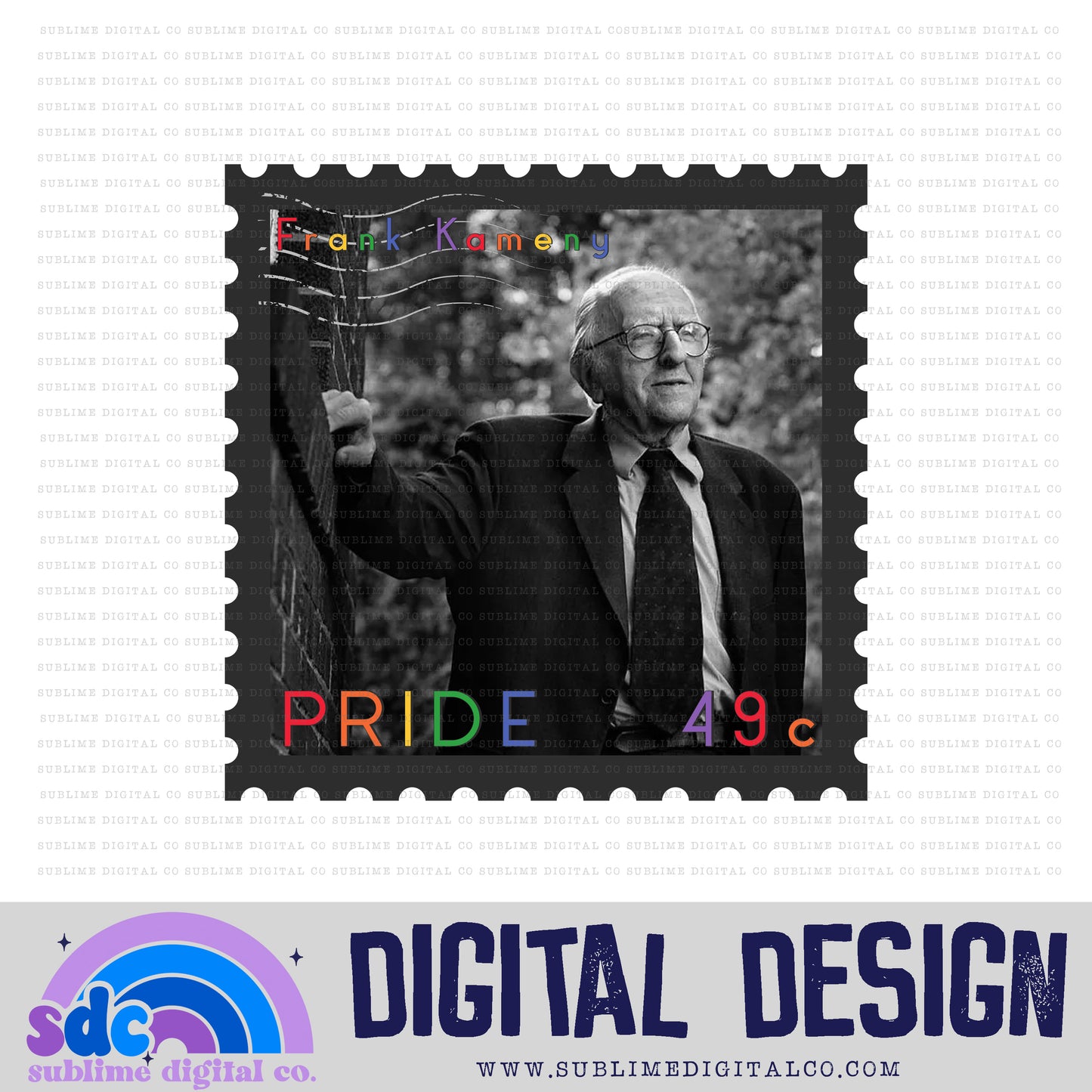 FK Stamp • Pride • Instant Download • Sublimation Design