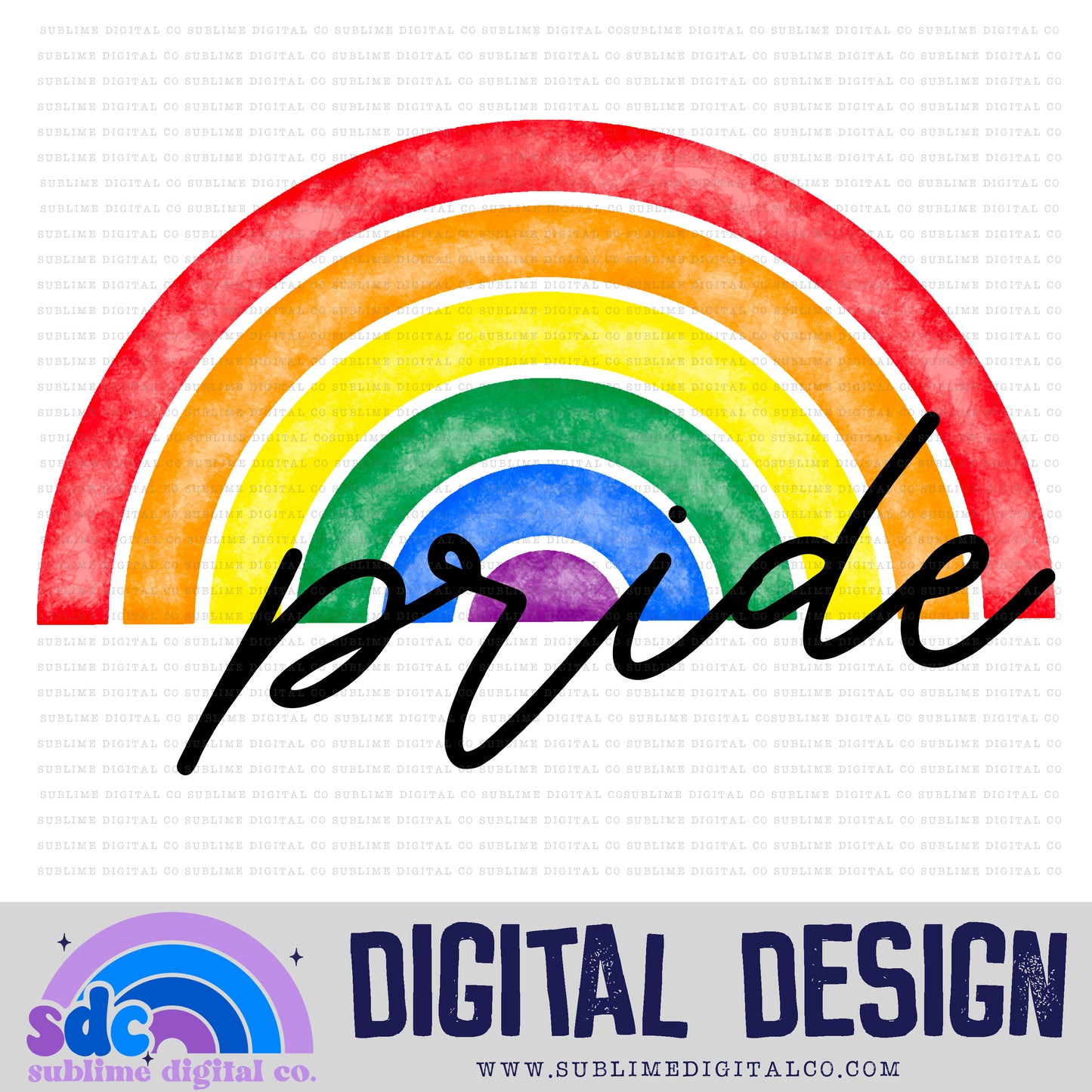 Pride Rainbows • Pride • Instant Download • Sublimation Design