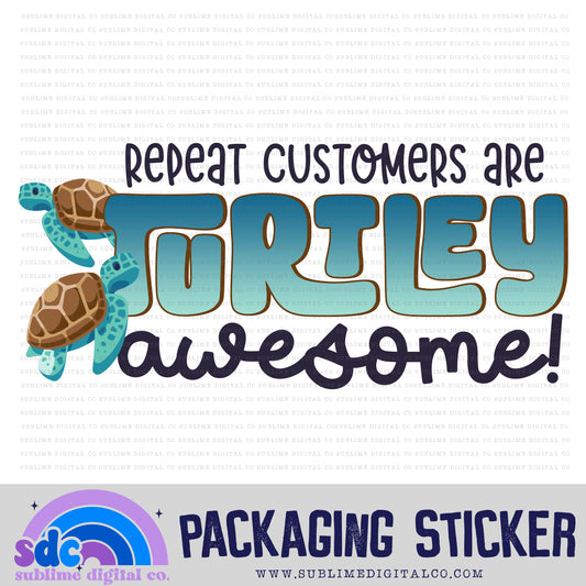 Turtley Awesome | Small Business Stickers | Digital Download | PNG File