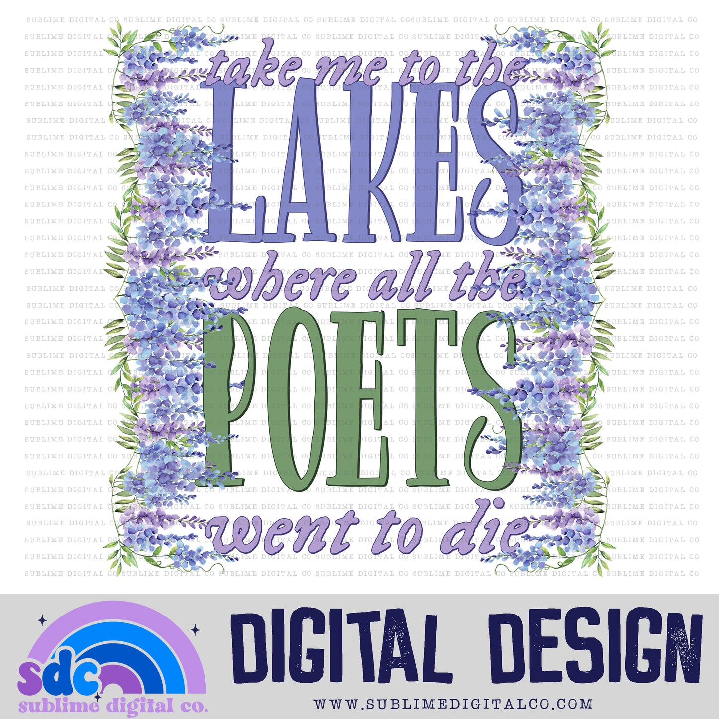 Lake • FLKLRE • TS • Instant Download • Sublimation Design