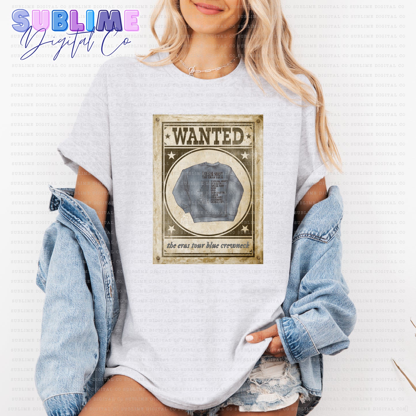 Wanted TETBCN • TS • Instant Download • Sublimation Design