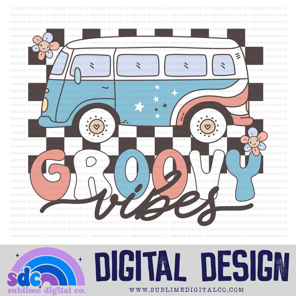 Groovy Vibes • 4th of July • Summer • Instant Download • Sublimation Design
