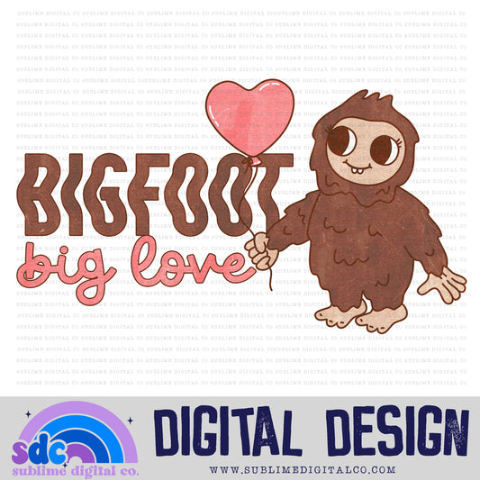Big Love • Valentine’s Day • Instant Download • Sublimation Design