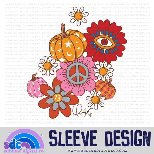 Fall Pumpkin Sleeve • TS • Instant Download • Sublimation Design