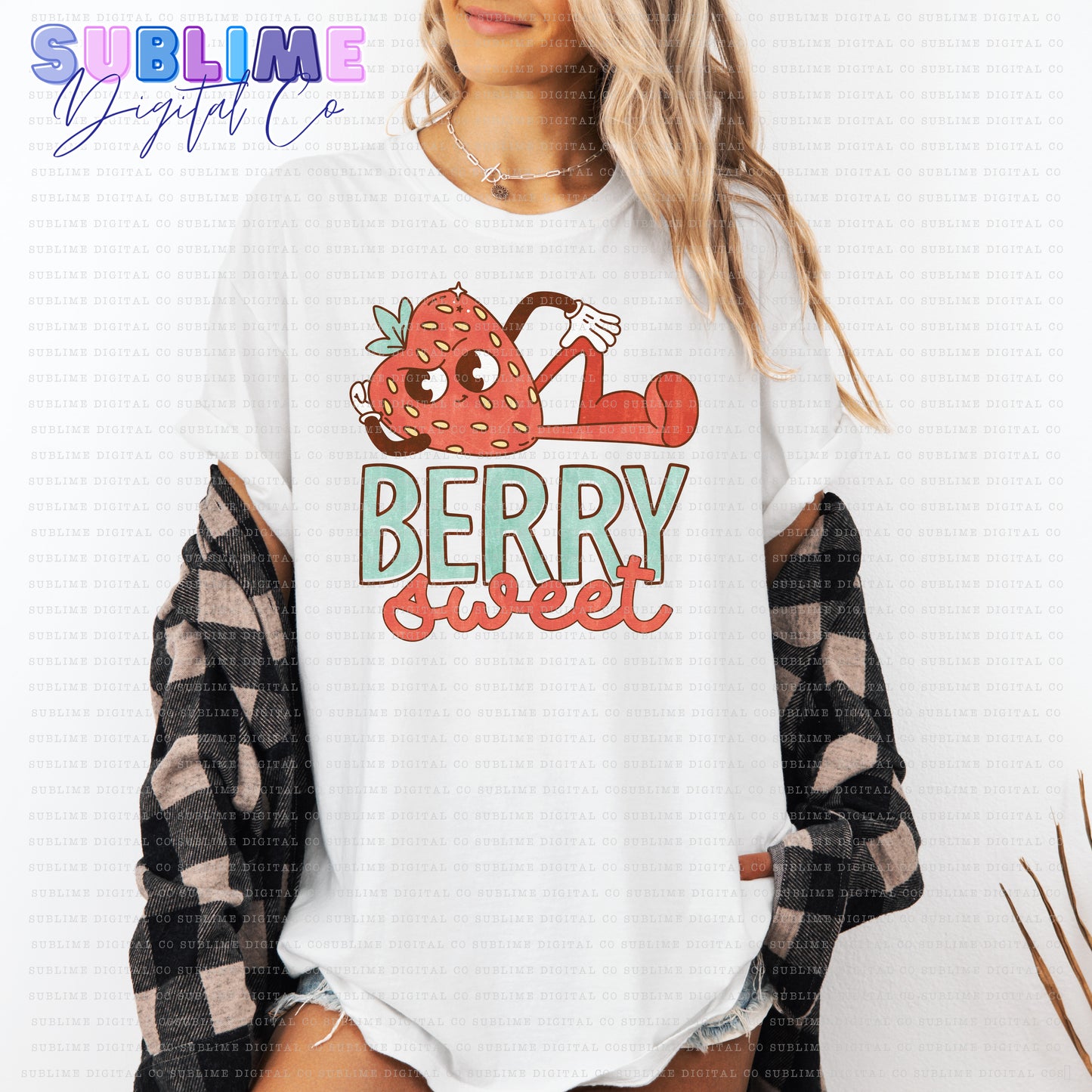 Berry Sweet • Valentine’s Day • Instant Download • Sublimation Design