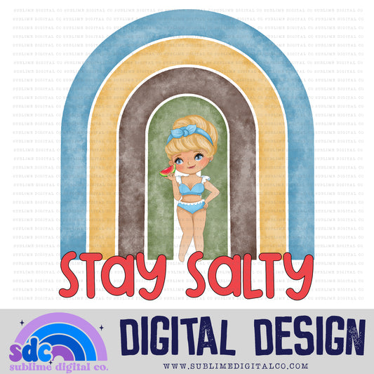 Stay Salty • Princess • Instant Download • Sublimation Design