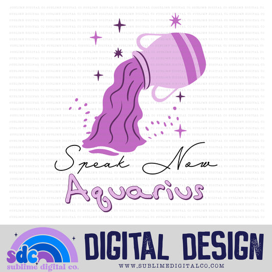 Aquarius - Zodiac [2 Files] • TS • Instant Download • Sublimation Design