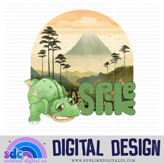 Green Dinosaur • Dinosaurs • Instant Download • Sublimation Design