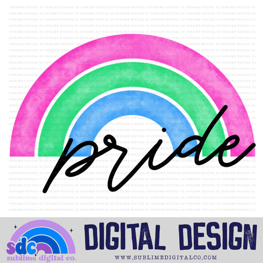 Polysexual Pride • Rainbows • Pride • Instant Download • Sublimation Design