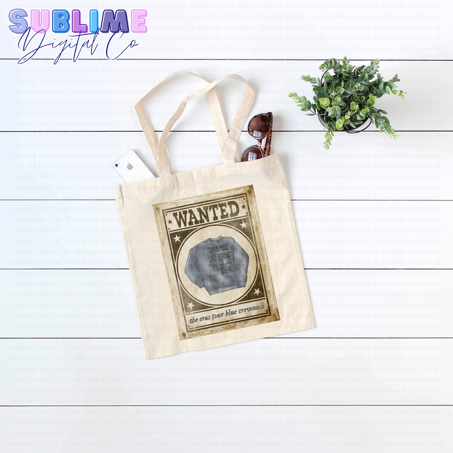 Wanted TETBCN • TS • Instant Download • Sublimation Design