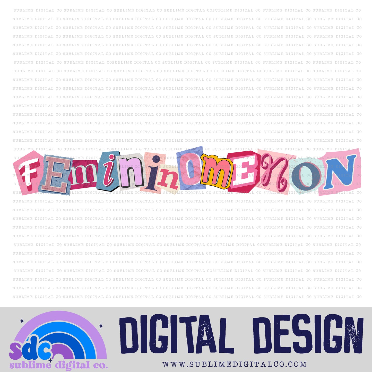 Fem Ransom • MWP • Instant Download • Sublimation Design