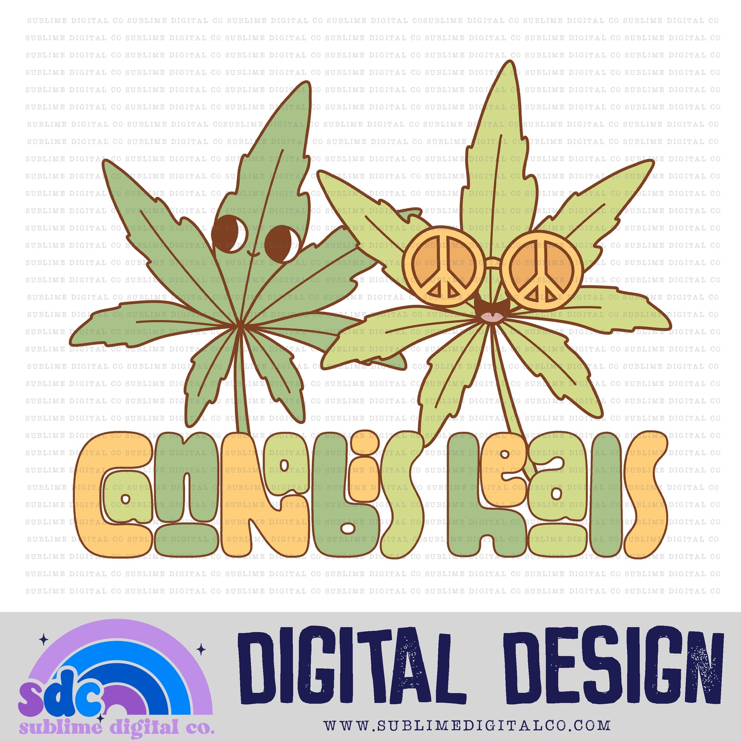 Cannabis Heals • Retro • Mental Health Awareness • Instant Download • Sublimation Design