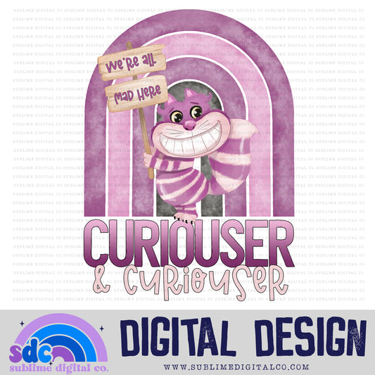 Curiouser & Curiouser • Princess • Instant Download • Sublimation Design