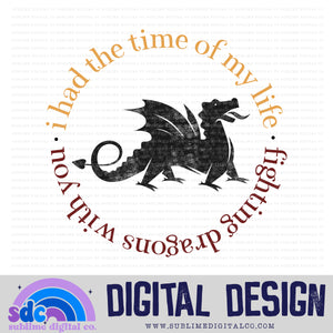 Dragons • TS • Instant Download • Sublimation Design