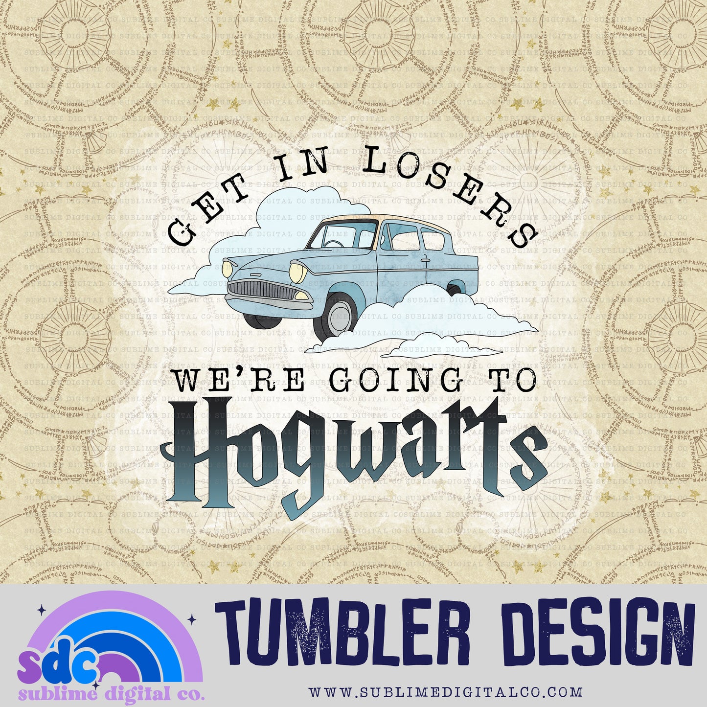 Get in • Wizard • Tumbler Designs • Instant Download • Sublimation Design
