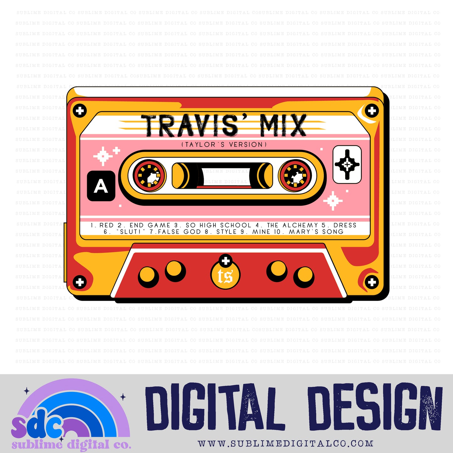 T Mix • TS • Instant Download • Sublimation Design