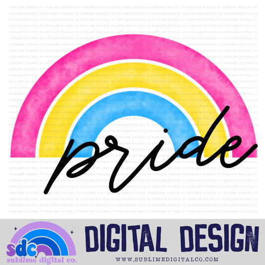 Pansexual Pride • Rainbows • Pride • Instant Download • Sublimation Design