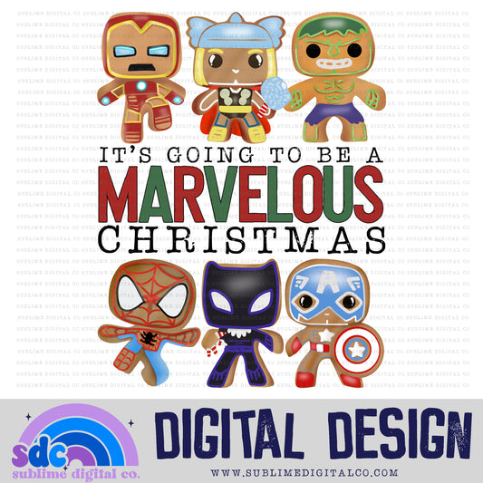 Christmas Heroes • Heroes • Instant Download • Sublimation Design
