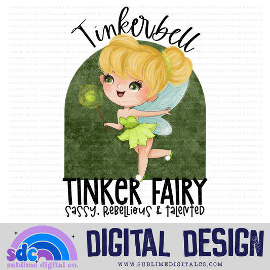 Green Fairy • Fairies • Instant Download • Sublimation Design