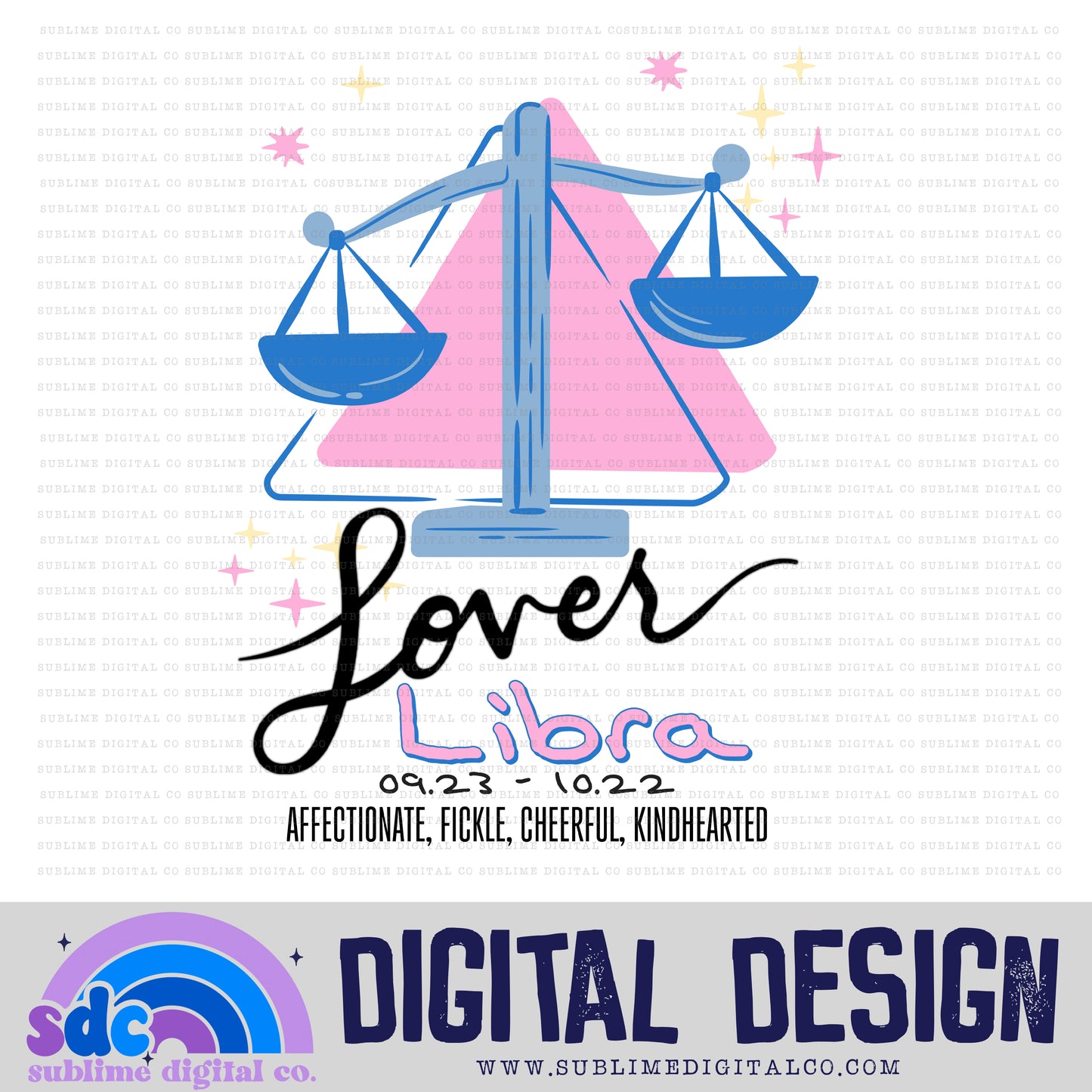 Libra - Zodiac [2 Files] • TS • Instant Download • Sublimation Design
