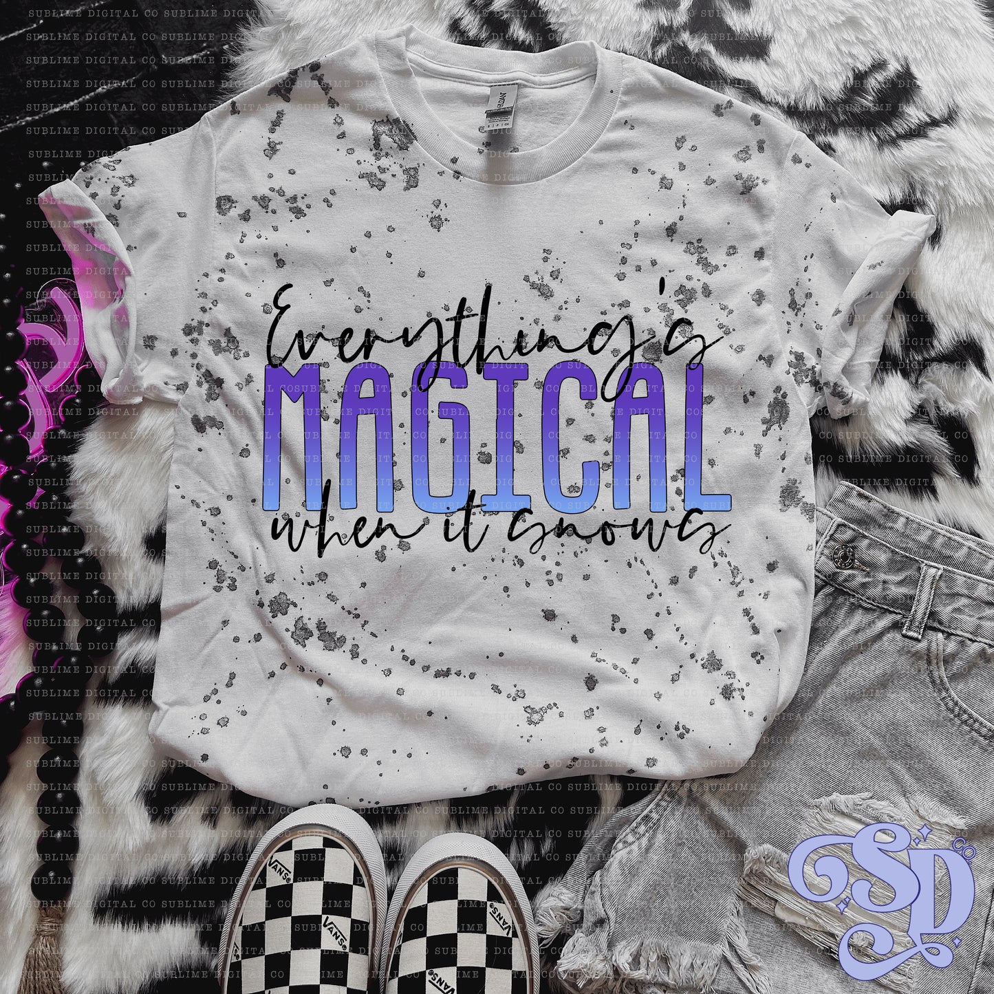 Magical • Mom & Daughter • Instant Download • Sublimation Design