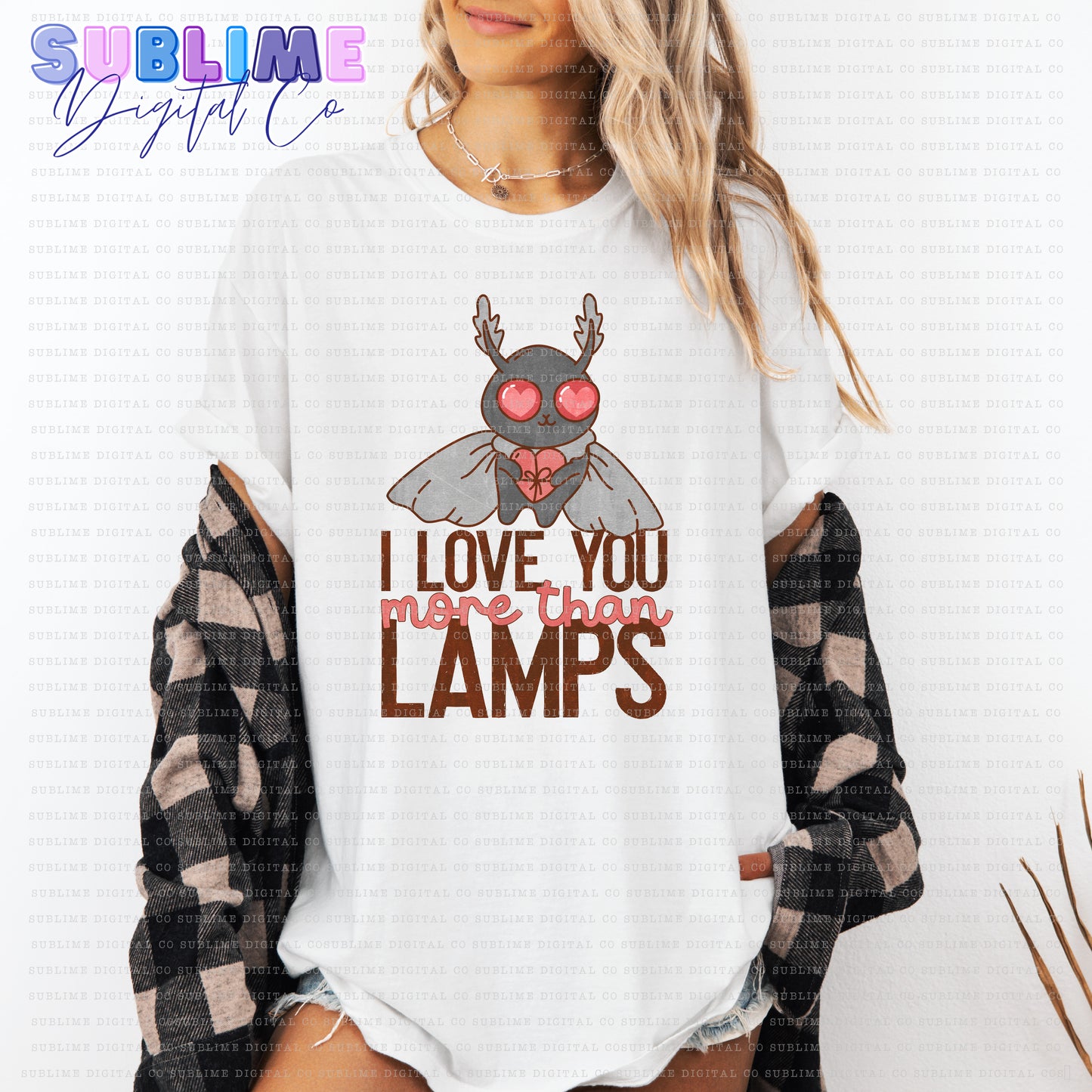 Love You More Than Lamps • Valentine’s Day • Instant Download • Sublimation Design