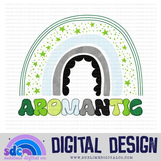 Aromantic Rainbow 2 • Pride • Instant Download • Sublimation Design (Copy)