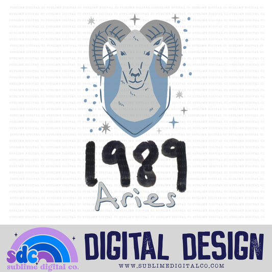 Aries - Zodiac [2 Files] • TS • Instant Download • Sublimation Design