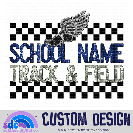 Track & Field • Custom Design • Sports • Customs • Instant Download • Sublimation Design