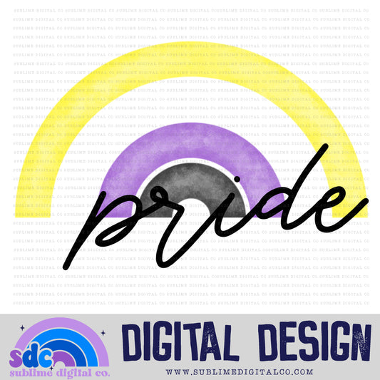 Nonbinary Pride • Rainbows • Pride • Instant Download • Sublimation Design