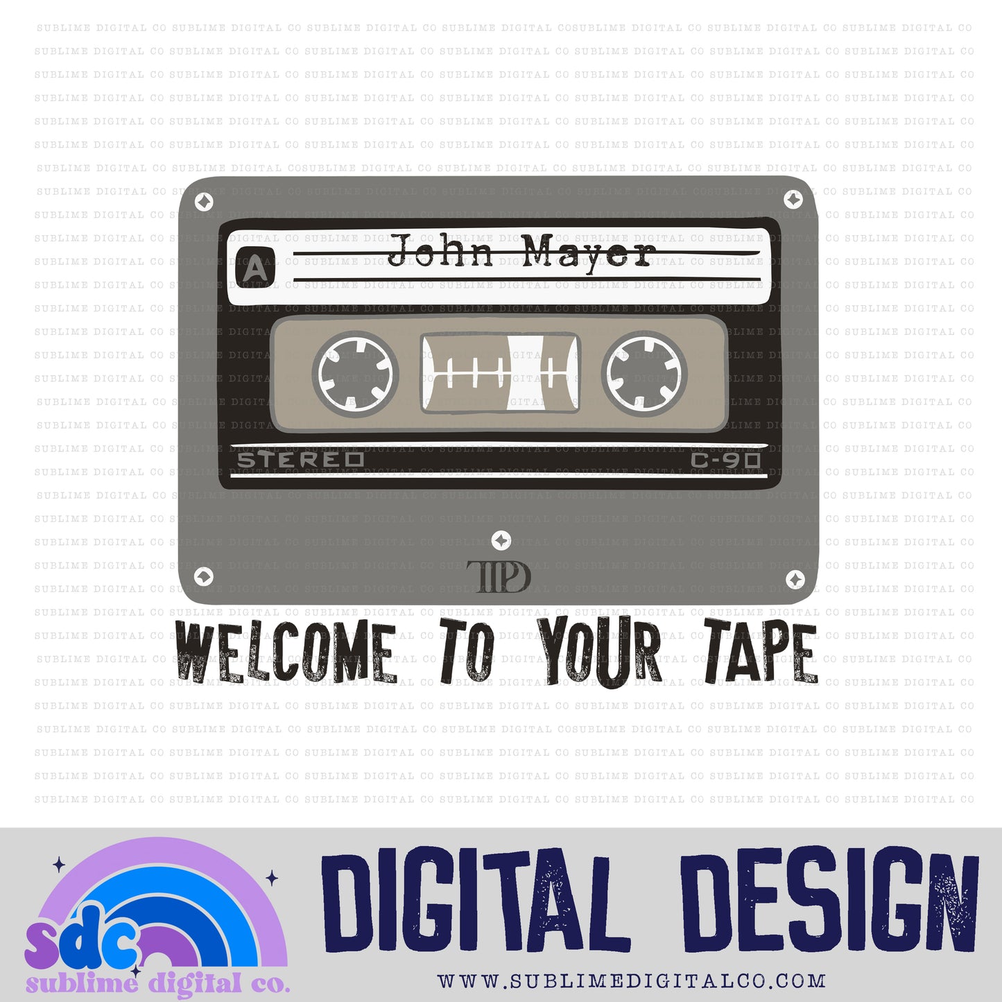 Tapes • TS • Instant Download • Sublimation Design