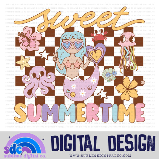 Sweet Summertime • Summer • Instant Download • Sublimation Design