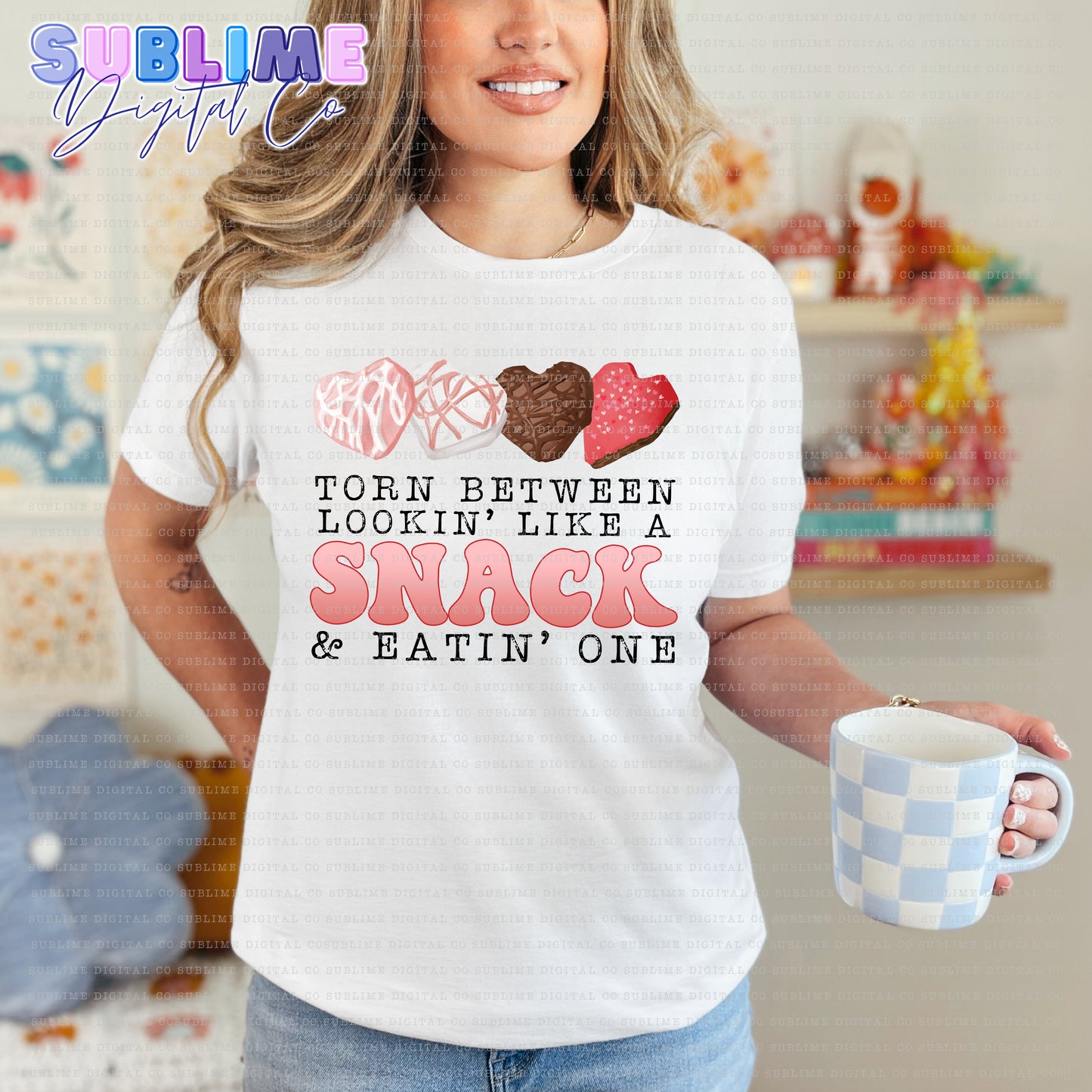 Torn Between | Valentine's Day | Sublimation Design | Instant Download | PNG File