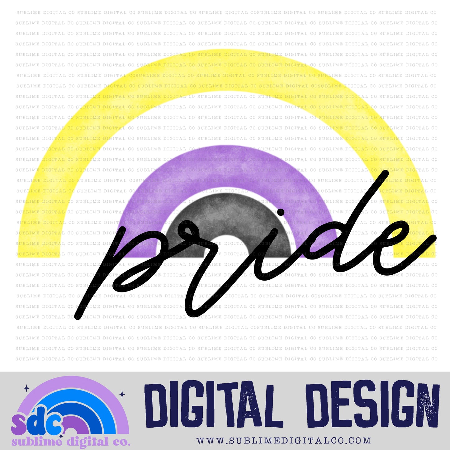 Pride Rainbows • Pride • Instant Download • Sublimation Design