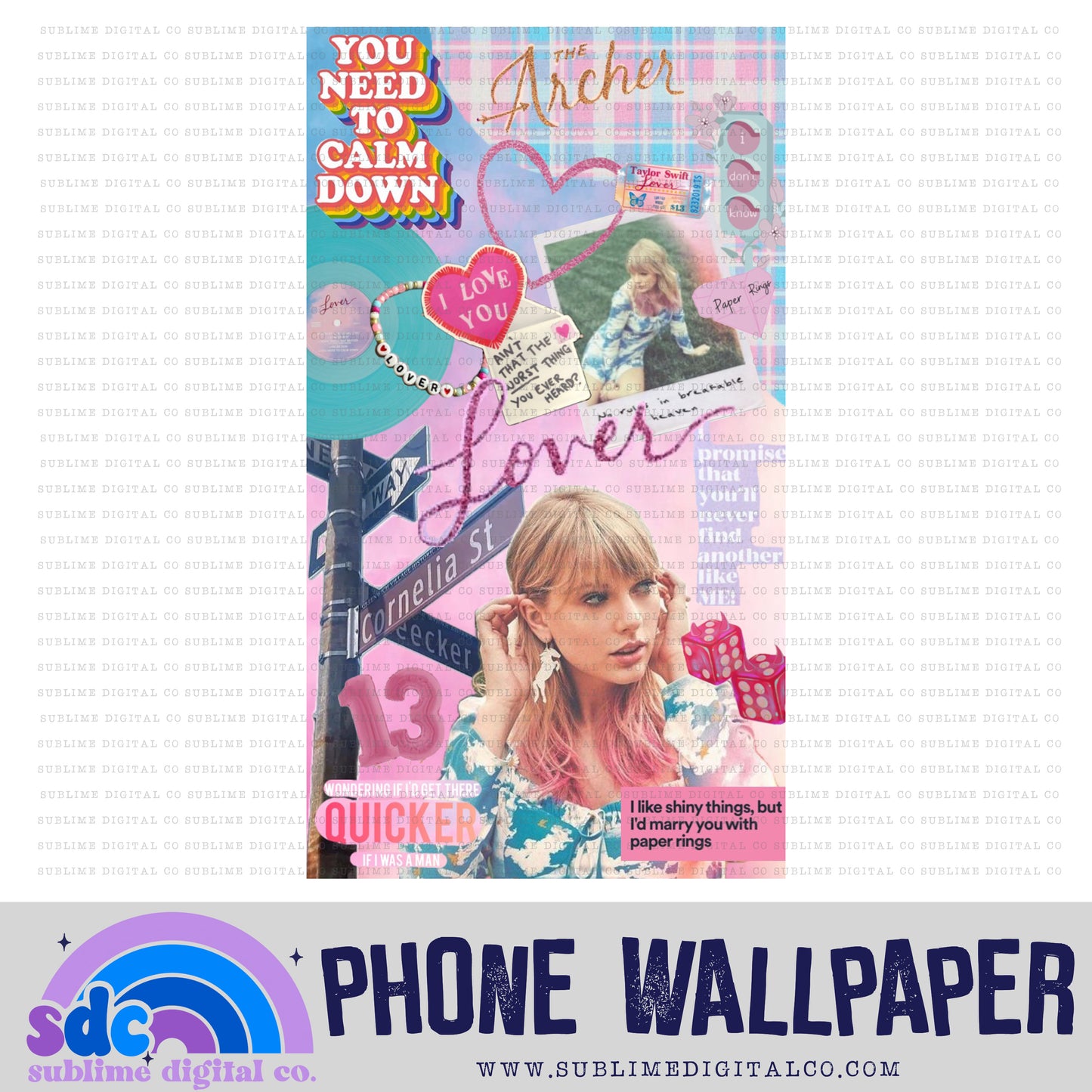 Love • Phone Wallpaper Designs • Instant Download • Sublimation Design