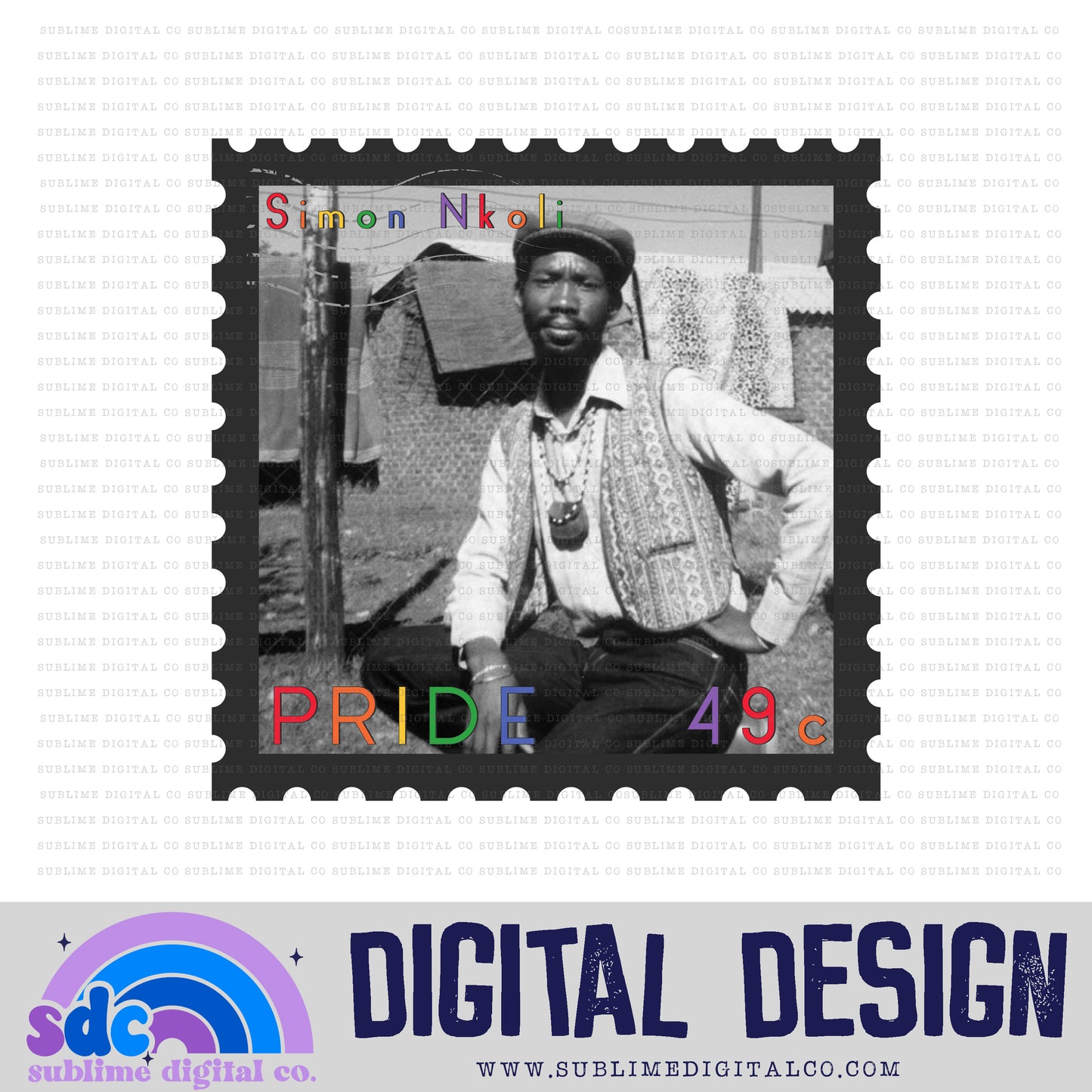 SN Stamp • Pride • Instant Download • Sublimation Design