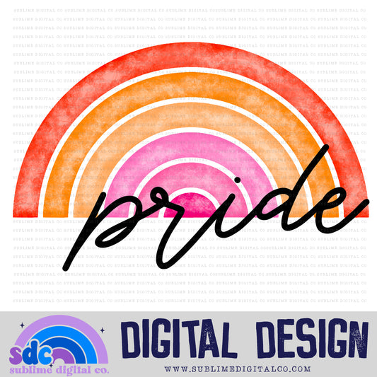 Lesbian Pride • Rainbows • Pride • Instant Download • Sublimation Design