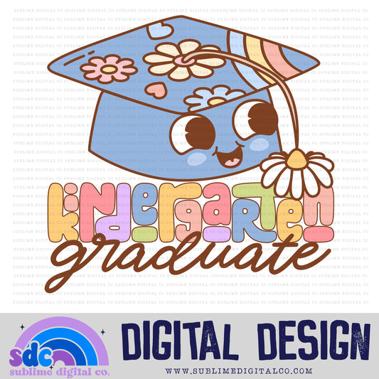 Kindergarten Graduate • Groovy School • School • Instant Download • Sublimation Design