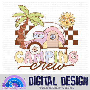 Camping Crew • Summer • Instant Download • Sublimation Design