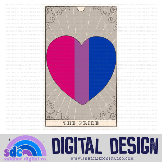 Bisexual Tarot Card • Pride • Instant Download • Sublimation Design