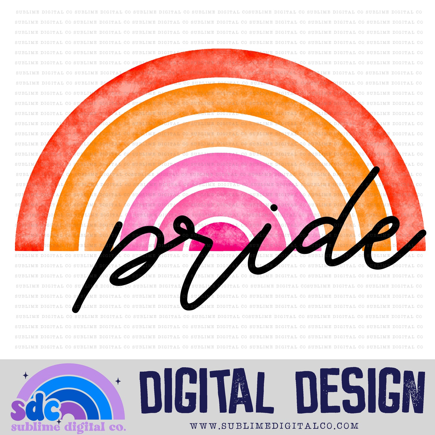 Pride Rainbows • Pride • Instant Download • Sublimation Design